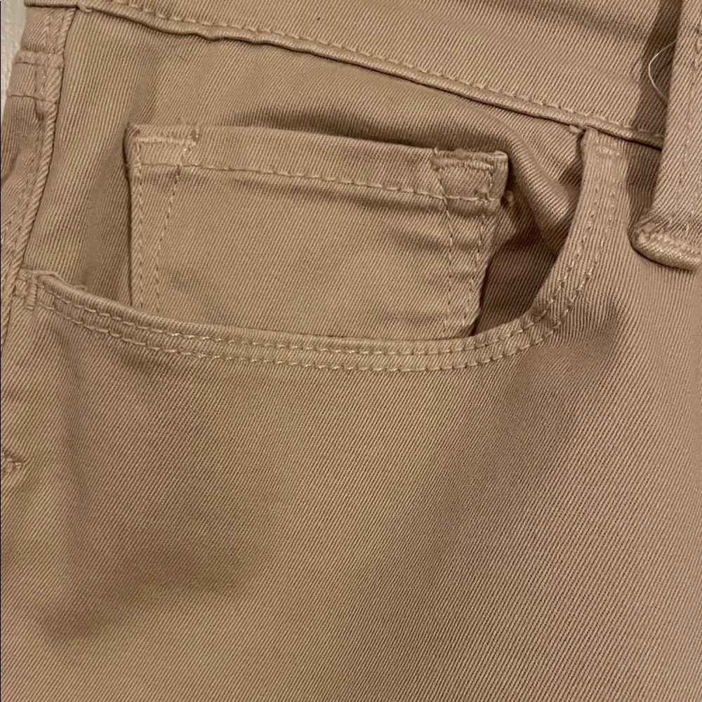 Lucky Brand Khaki/Tan Sofia Capri Jeans Size 12 - Picture 8 of 13